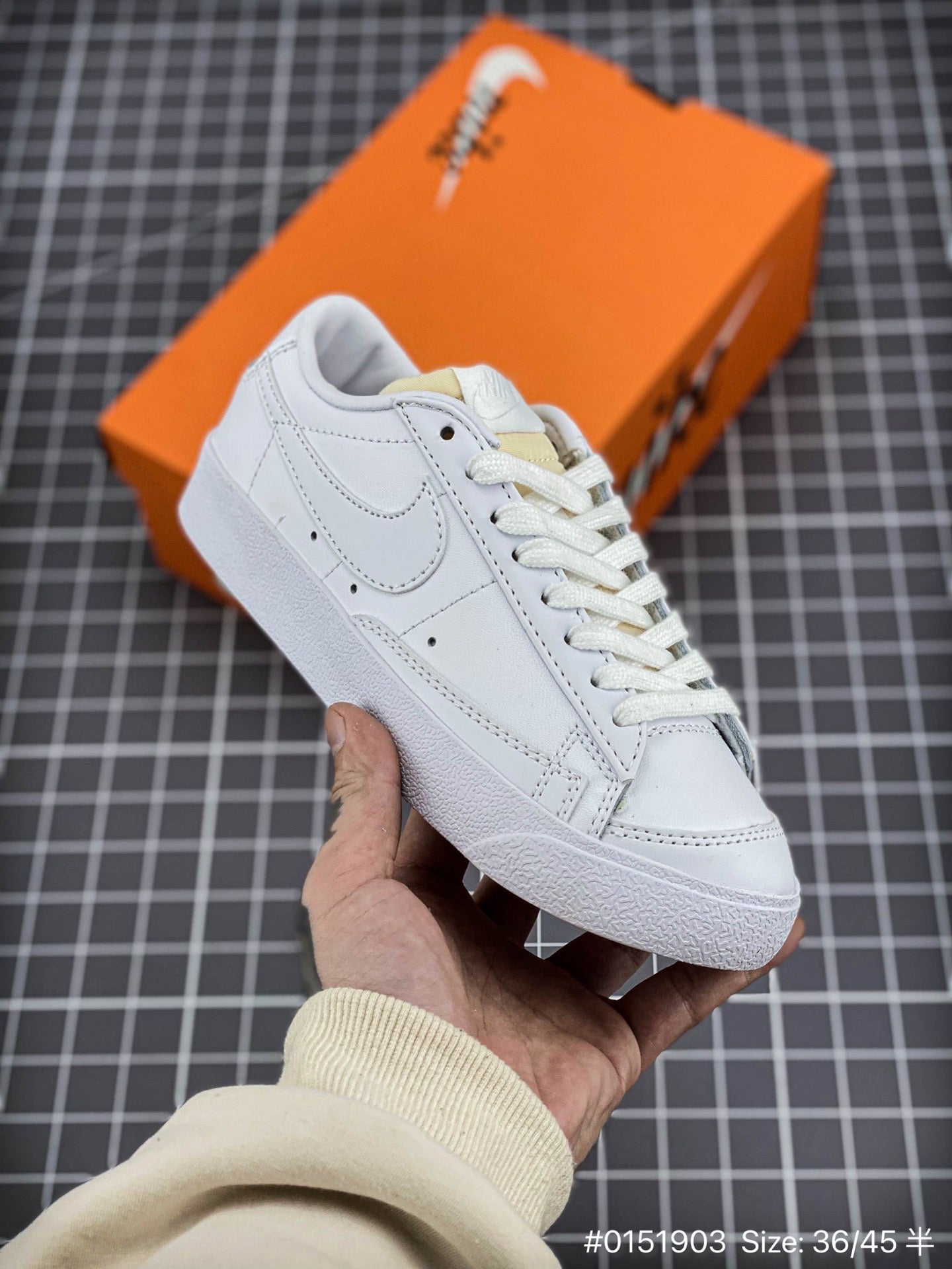 Nike Blazer Low1977 - White Unisex Streetwear Limited Edition - The Nike Blazer Low '1977 Synthetic Leather White offers a clean and modern take on