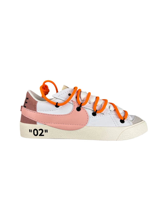 Nike Blazer Low'1977 - Red Unisex Streetwear Limited Edition - The Nike Blazer Low '77 in the custom Pink-Orange colorway blends vintage appeal with vibrant,