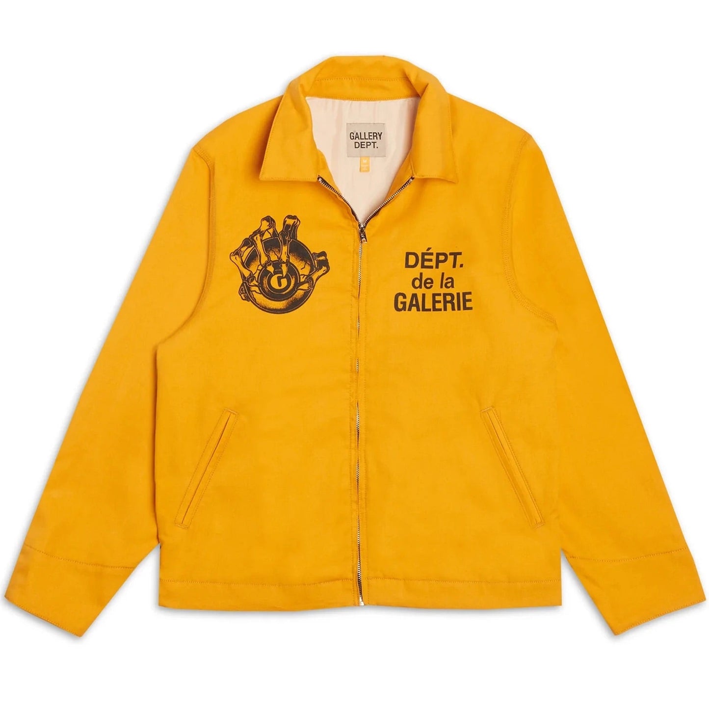 Gallery Dept. Montecito Jacket - Black Unisex Streetwear Limited Edition - ### Product Description #### Gallery Dept. 'Art That Kills' Yellow Jacket Elevate your streetwear wardrobe