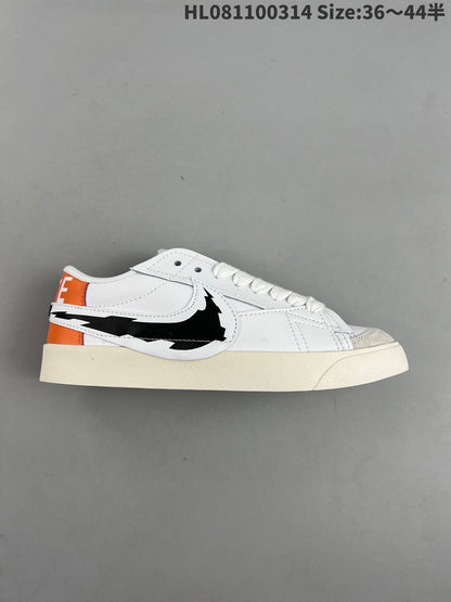 Nike Blazer Low'1977 - Black Unisex Streetwear Limited Edition - The Nike Blazer Low '1977 VNTG' in classic white and black embodies timeless design with