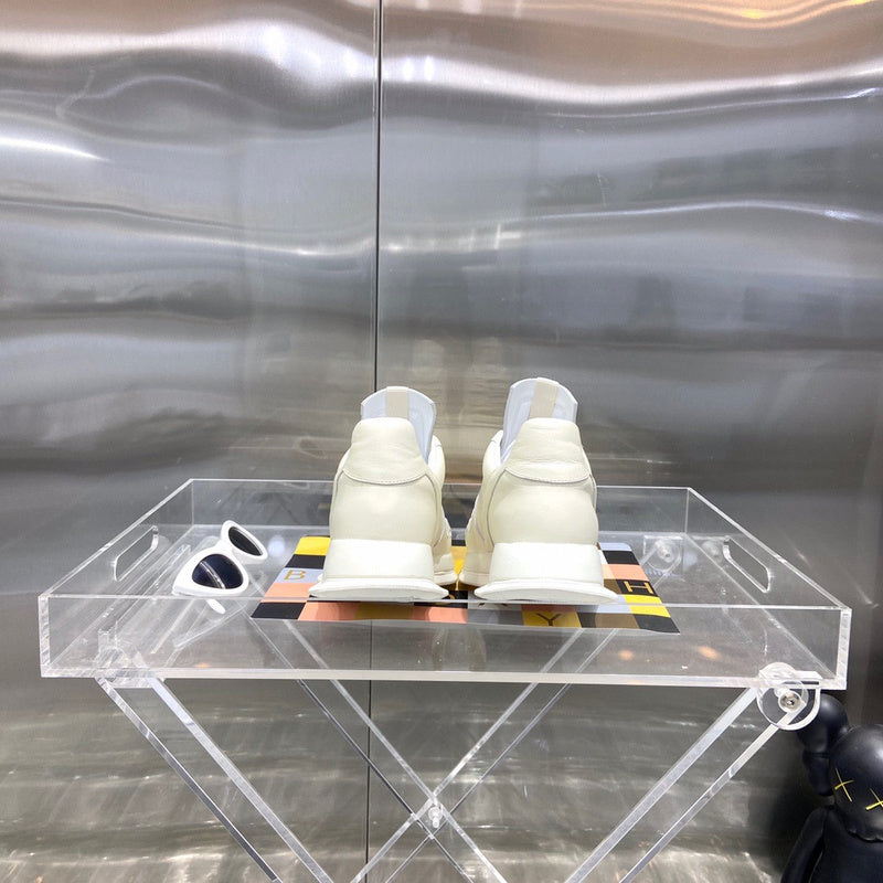 Rick Owens Low-top Sneakers - Cream Unisex Streetwear Limited Edition - **Rick Owens Cream Low-Top Sneakers: Minimalist Elegance with a Modern Twist** Introducing the Rick Owens