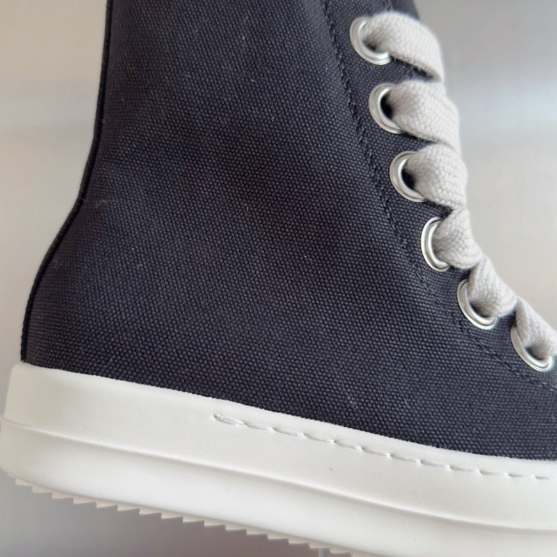 Rick Owens High-top Sneakers - Black Unisex Streetwear Limited Edition - **Rick Owens Burgundy Low-Top Sneakers: A Fusion of Bold Design and Superior Craftsmanship** Introducing the