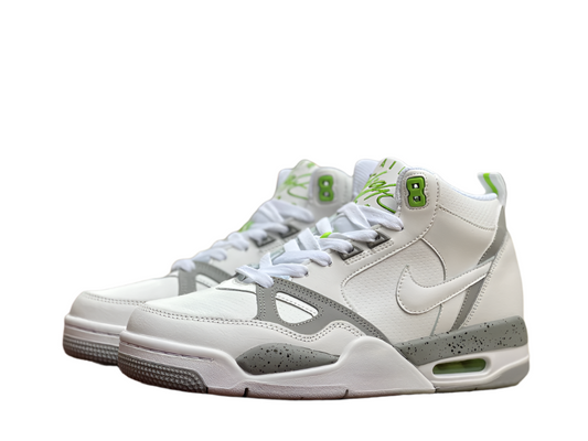 JORDAN 13 'white - Grey - Green' Unisex Streetwear Limited Edition