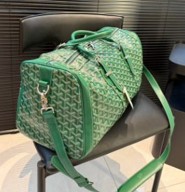 GOYARD BOSTON 50 TRAVEL BAG GREEN - front view - replica sneakers
