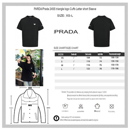 Prada Logo T-Shirt (Black) - logo - replica sneakers