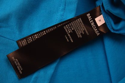 Balenciaga T-shirt with Adidas Collaboration - close up - replica sneakers
