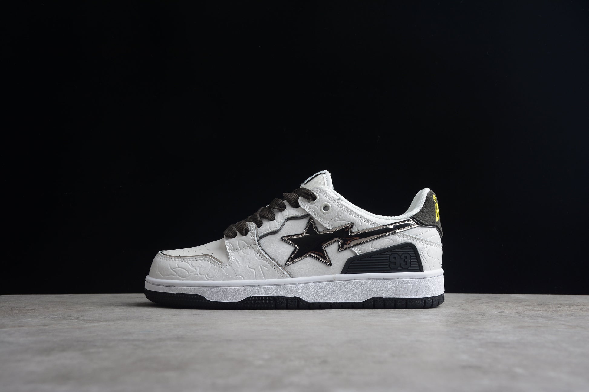 BAPE Sta 93 Low Top Sneakers - Black Unisex Streetwear Limited Edition - ### BAPE STA 93 Low Top Sneakers Introducing the BAPE STA 93 Low Top Sneakers,