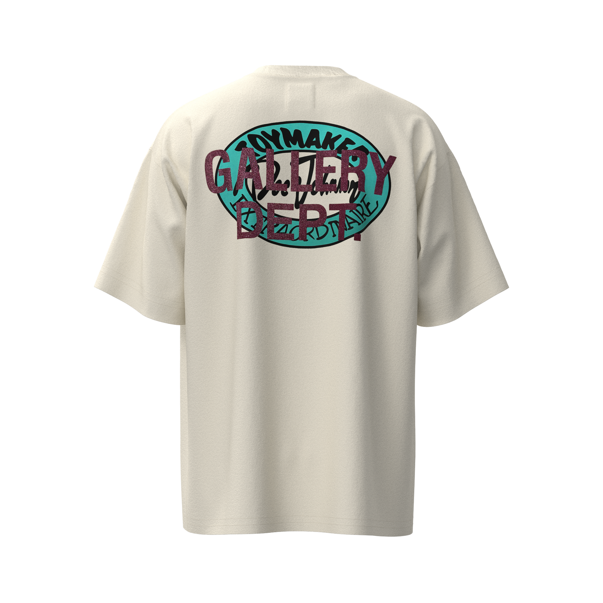 GALLERY Dept. 23ss Dead Batteries Tee T-Shirt - Cream Unisex Streetwear Limited Edition - **Gallery Dept. 'My Batteries Died!' T-Shirt** Step into the realm of art and fashion with