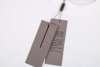 Dior Double D Logo T-shirt (white) Unisex Streetwear Limited Edition - <p dir='ltr'><span>This Dior t-shirt features a minimalist design with the 'CD' logo embroidered on