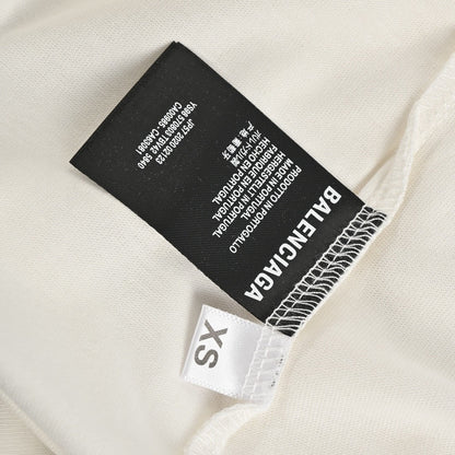 T-shirt blanc Balenciaga avec motif graphique