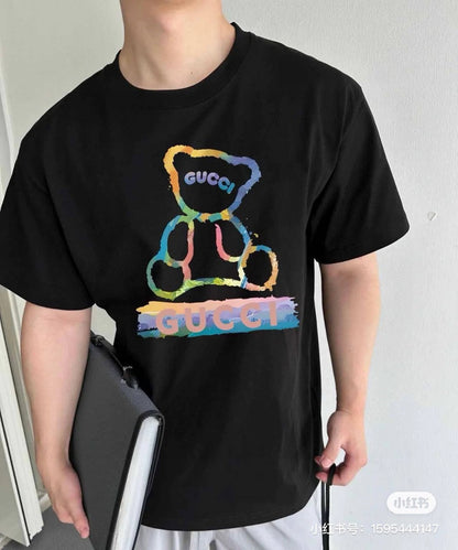 Camiseta gráfica de osito de peluche de Gucci