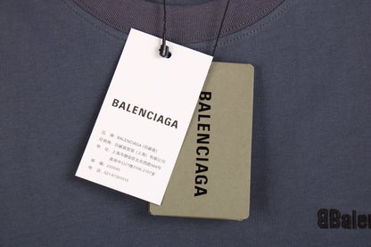 CAMISETA MINIMALISTA AZUL DE BALENCIAGA
