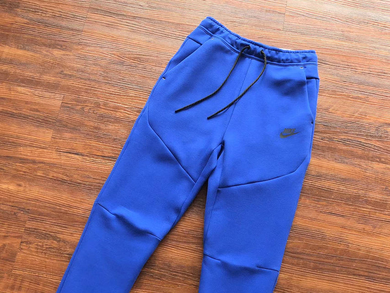 NIKE Tech Fleece Pants - - Blue Unisex Streetwear Limited Edition