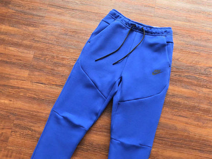 NIKE Tech Fleece Pants - - Blue Unisex Streetwear Limited Edition