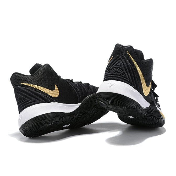 NIKE Kyrie 5 - Metallic Gold - Black Unisex Streetwear Limited Edition