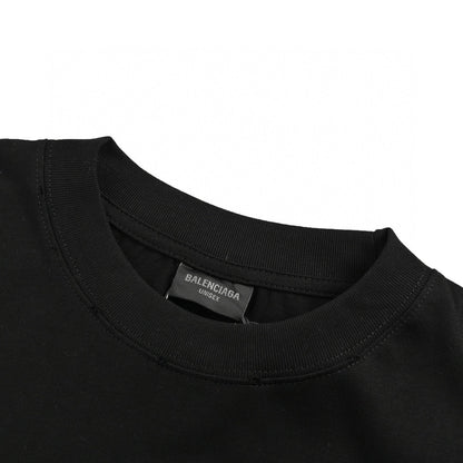 Camiseta Balenciaga - Logotipo monocromático