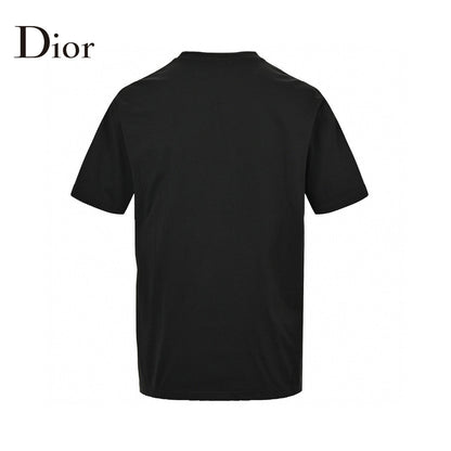Dior Multicolor Logo T-shirt - Black Unisex Streetwear Limited Edition - This Dior t-shirt features a vibrant multicolor 'Dior' logo with paint splatter details on the