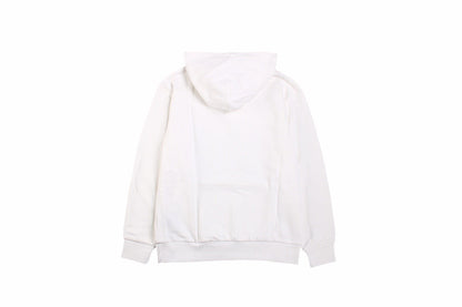 Dior Brushstroke Hoodie - White Unisex Streetwear Limited Edition - This Dior hoodie in white features a bold brushstroke-style 'DIOR' logo on the front. It