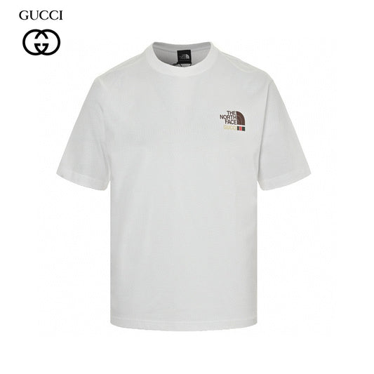 The North Face - Gucci Nature Print T-shirt - White Unisex Streetwear Limited Edition - The North Face x Gucci Nature Print T-Shirt is a stylish blend of luxury and