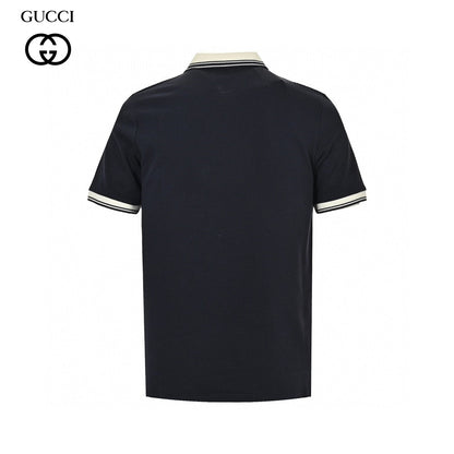 Gucci Polo Shirt - Navy Unisex Streetwear Limited Edition