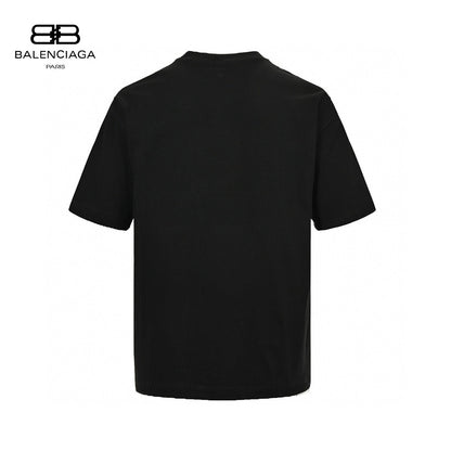 Balenciaga Love Notes T-shirt In - Black Unisex Streetwear Limited Edition - The Balenciaga Love Notes T-Shirt in black is a striking and fashionable piece that adds