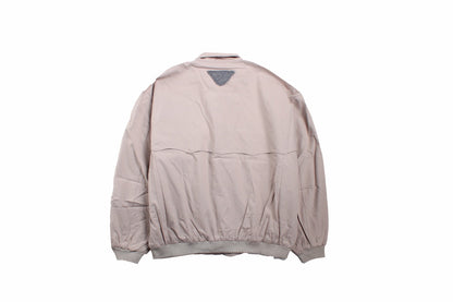 Dior Bomber Jacket - Beige Unisex Streetwear Limited Edition - This Dior jacket features a beige design with a zip-up front. It has two side