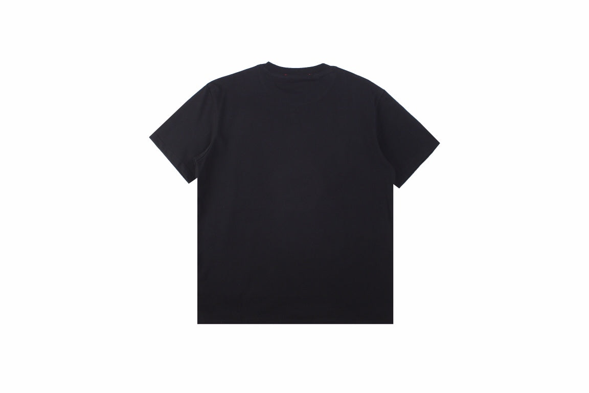 Gucci Dog Print T-shirt In - Black Unisex Streetwear Limited Edition - Featuring an arresting graphic of a dog donned in a pink Gucci harness, this black