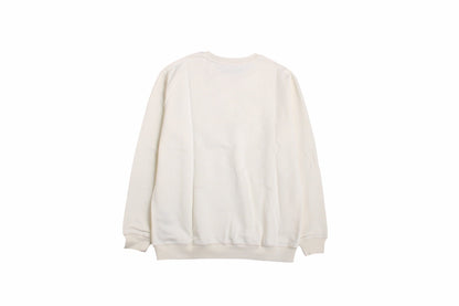 Gucci - Balenciaga Sweatshirt - White Unisex Streetwear Limited Edition - White sweatshirt featuring a playful, colorful 'Gucci Balenciaga' graphic. Designed with ribbed cuffs and hem