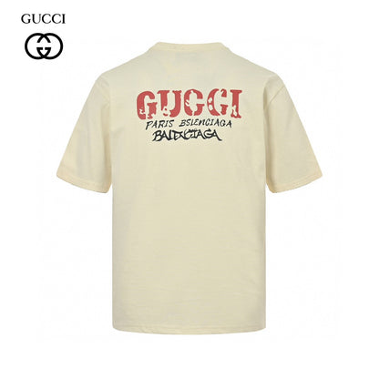 Gucci Vintage Logo T-shirt (cream) Unisex Streetwear Limited Edition - The Gucci Vintage Logo T-Shirt in cream brings a nostalgic touch to contemporary fashion. Crafted