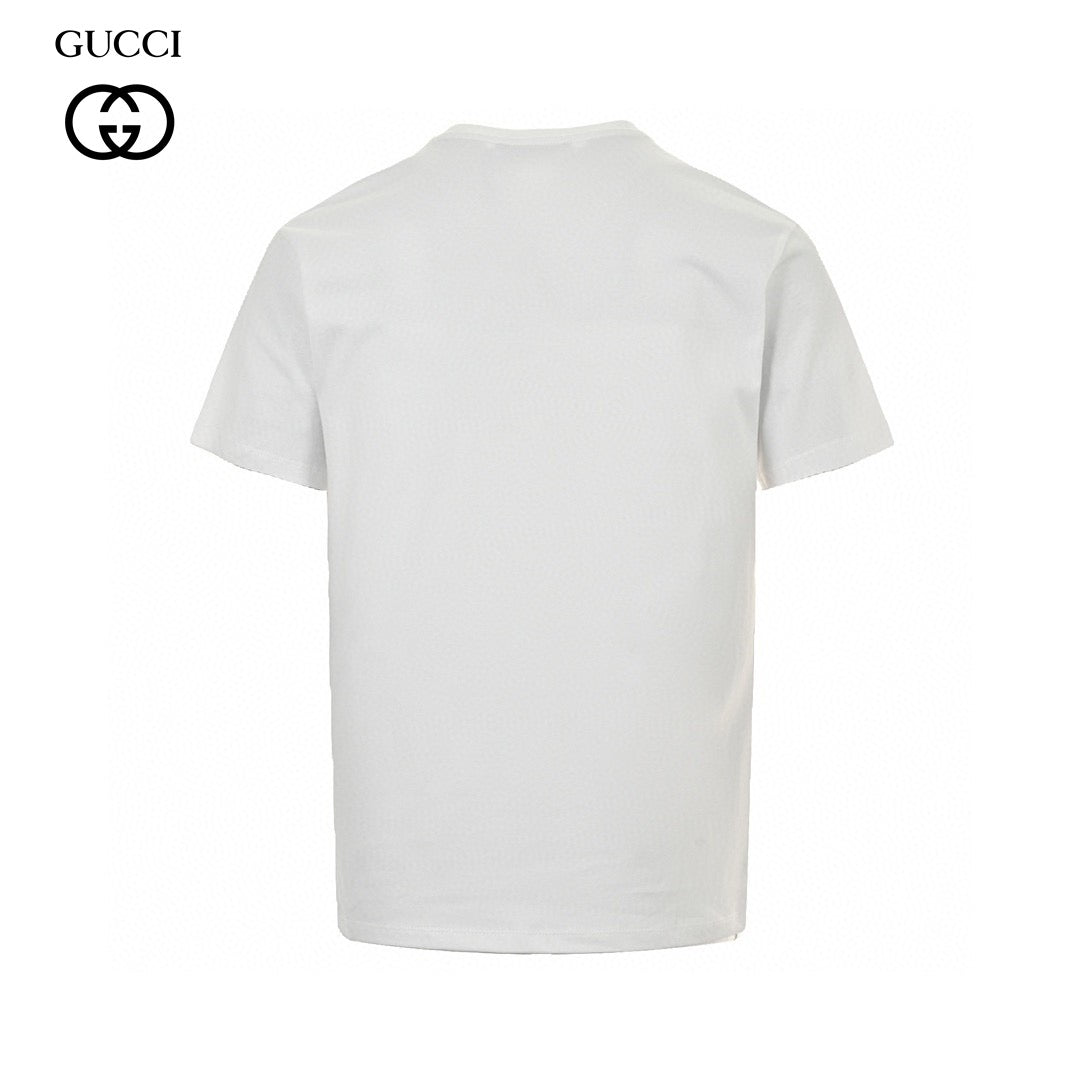 Gucci T-shirt With Firenze 1921 Logo - White Unisex Streetwear Limited Edition - The Gucci White T-Shirt with Firenze 1921 Logo epitomizes luxury and classic style. Made from