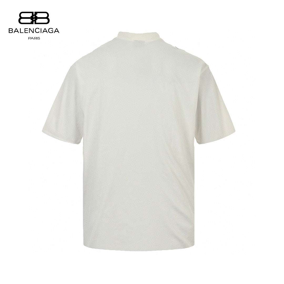 Balenciaga Planet Earth T-shirt (white) Unisex Streetwear Limited Edition - Embrace a global perspective with the Balenciaga Planet Earth T-Shirt in white. This stylish tee