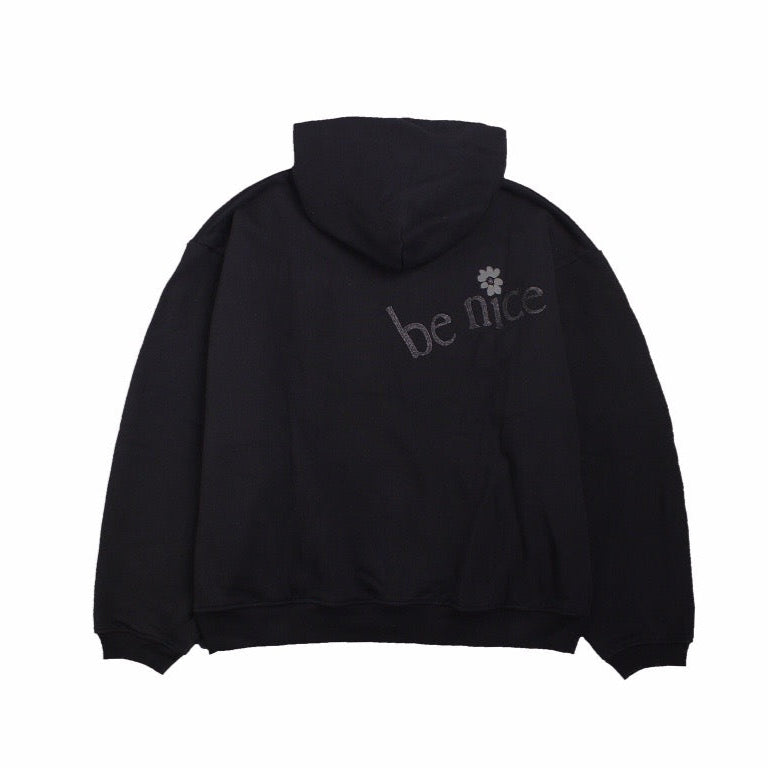 DIOR Flower Logo Hoodie - Black Unisex Streetwear Limited Edition
