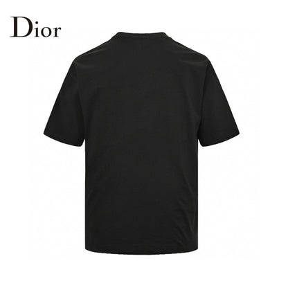 Dior 'forever Dior' T-shirt (black) Unisex Streetwear Limited Edition - The Dior 'Forever Dior' T-Shirt in black features a bold, circular graphic with the iconic