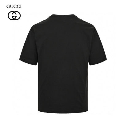 Gucci Mystical Eye Graphic T-shirt - Black Unisex Streetwear Limited Edition - This Gucci t-shirt features a striking central eye graphic surrounded by rays and stars, creating