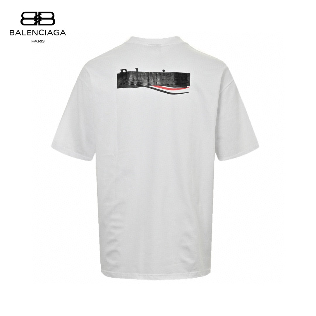 Balenciaga Political Campaign T-shirt (white) Unisex Streetwear Limited Edition - The Balenciaga Political Campaign T-Shirt in white is a stylish and contemporary piece from the