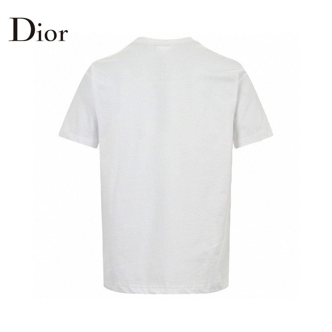 Dior Christian Dior Couture T-shirt - White Unisex Streetwear Limited Edition - This Dior t-shirt features a minimalist design with 'Christian Dior Couture' text in green on