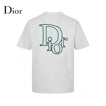 Dior Classic Logo T-shirt (white) Unisex Streetwear Limited Edition - The Dior Classic Logo T-Shirt in white is a timeless and elegant piece that exudes