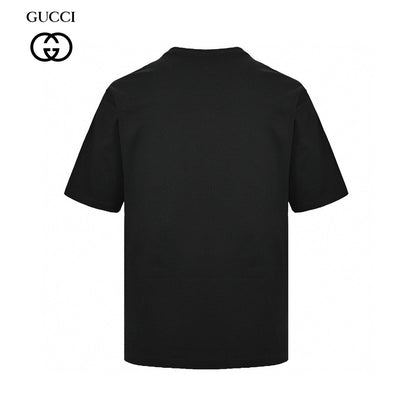 Gucci - Balenciaga Collaboration T-shirt (black) Unisex Streetwear Limited Edition - The Gucci x Balenciaga Collaboration T-Shirt in black is a signature piece from the celebrated