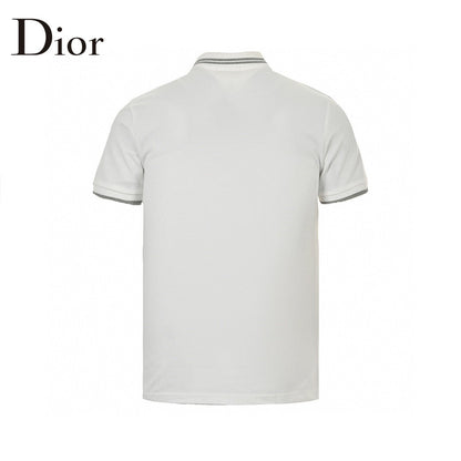 Dior Polo Shirt (white) Unisex Streetwear Limited Edition - This white Dior polo shirt is a blend of classic elegance and modern style. Featuring