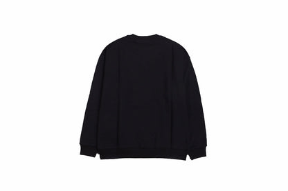 Gucci Sweatshirt - Black Unisex Streetwear Limited Edition - Black sweatshirt featuring the iconic Gucci green and red web design. Overlaid with the 'GUCCI'
