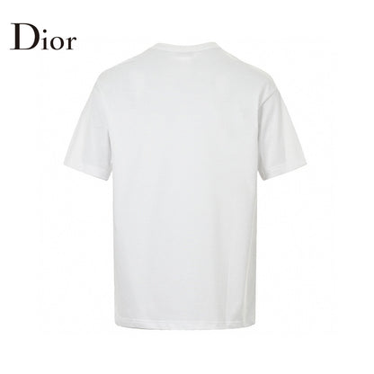 Dior Safety Pin Logo T-shirt - White Unisex Streetwear Limited Edition - This Dior t-shirt features a unique design with the brand name and a stylized safety