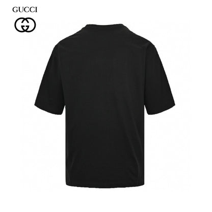 Gucci Retro Game T-shirt (black) Unisex Streetwear Limited Edition - The Gucci Retro Game T-Shirt in black combines luxury with a playful nod to vintage