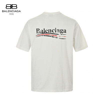Balenciaga Political Campaign T-shirt (white) Unisex Streetwear Limited Edition - The Balenciaga Political Campaign T-Shirt in white combines simplicity with a statement. Made from high-quality