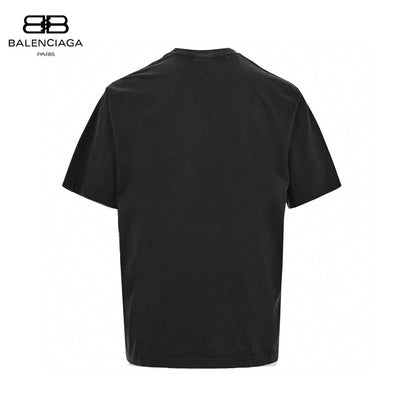 Balenciaga Paris Statue Of Liberty T-shirt (black) Unisex Streetwear Limited Edition - This black Balenciaga T-shirt features a detailed print of the Statue of Liberty with the