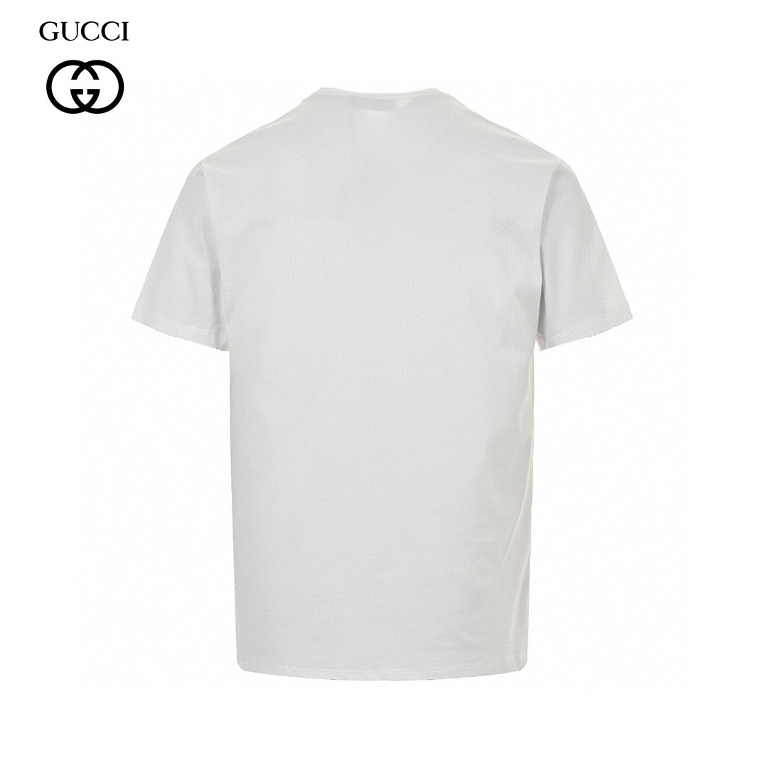 Gucci T-shirt With Firenze 1921 Logo - White Unisex Streetwear Limited Edition - The Gucci White T-Shirt with Firenze 1921 Logo is a perfect blend of luxury and