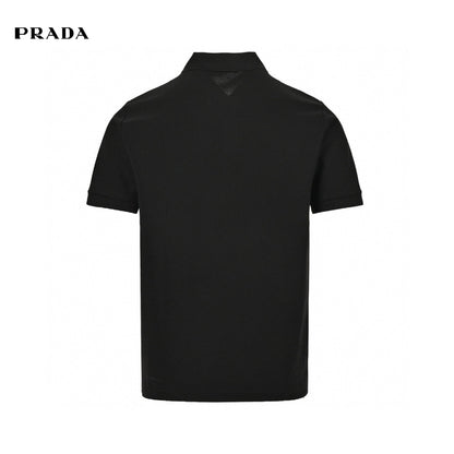 Prada Classic Polo Shirt - Black Unisex Streetwear Limited Edition