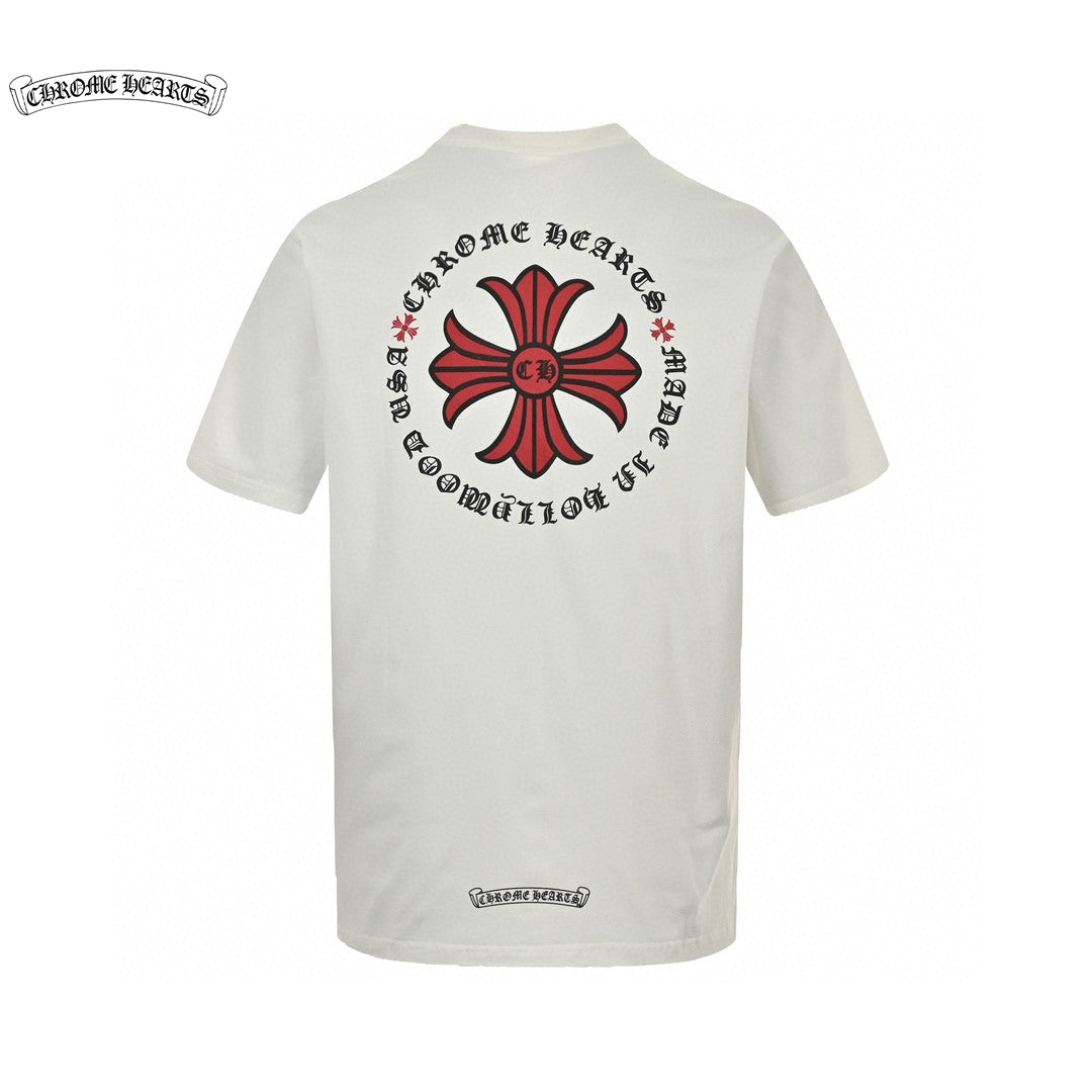 Gucci Hearts Floral Pocket T-shirt - White Unisex Streetwear Limited Edition - This Gucci Hearts t-shirt features a distinctive floral emblem on the chest pocket. The shirt