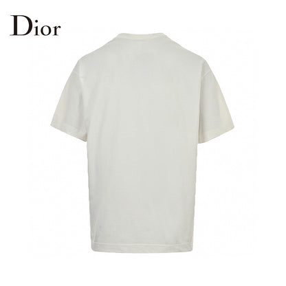 Dior Minimalist T-shirt - White Unisex Streetwear Limited Edition - This Dior t-shirt features a minimalist design with 'Dior' text near the collar. Made from