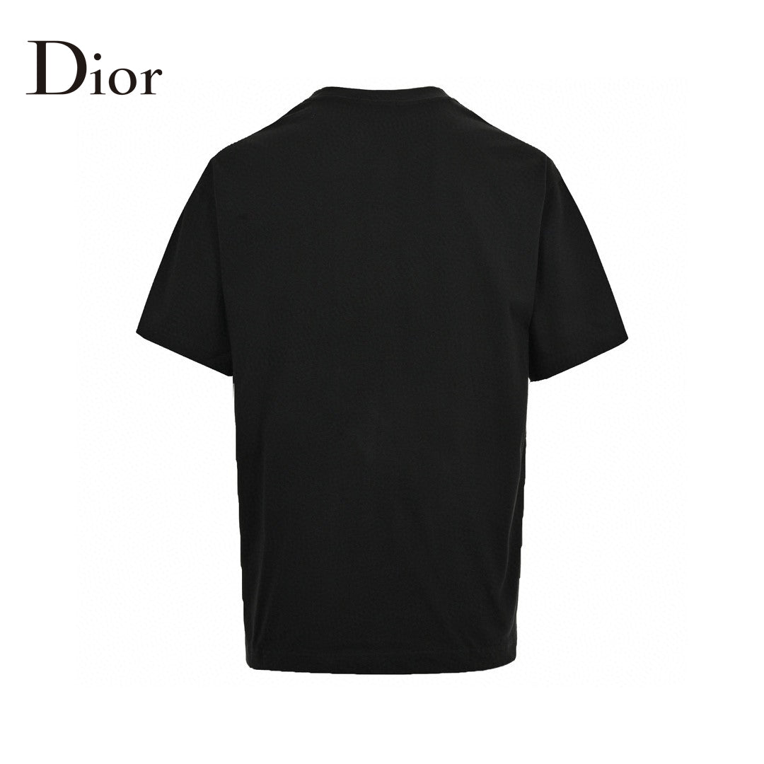 Dior Minimalist T-shirt - Black Unisex Streetwear Limited Edition - This Dior t-shirt features a minimalist design with 'Dior' text near the collar. Made from