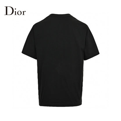 Dior Minimalist T-shirt - Black Unisex Streetwear Limited Edition - This Dior t-shirt features a minimalist design with 'Dior' text near the collar. Made from
